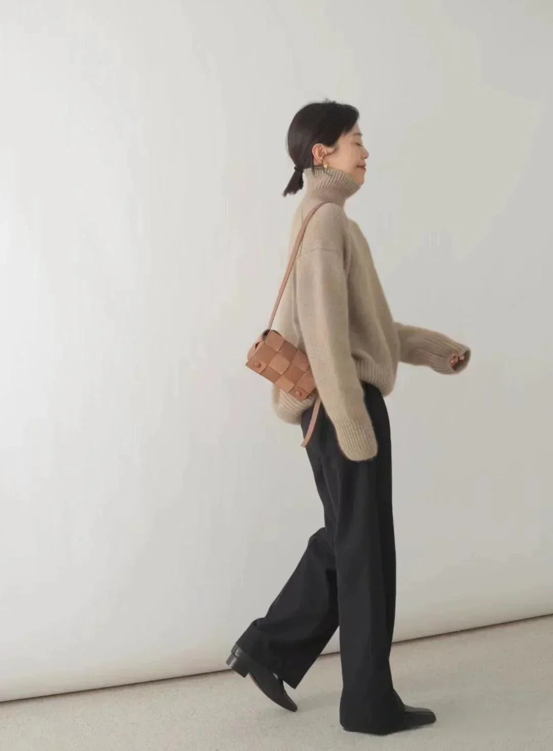 Larine | Sweter z golfem