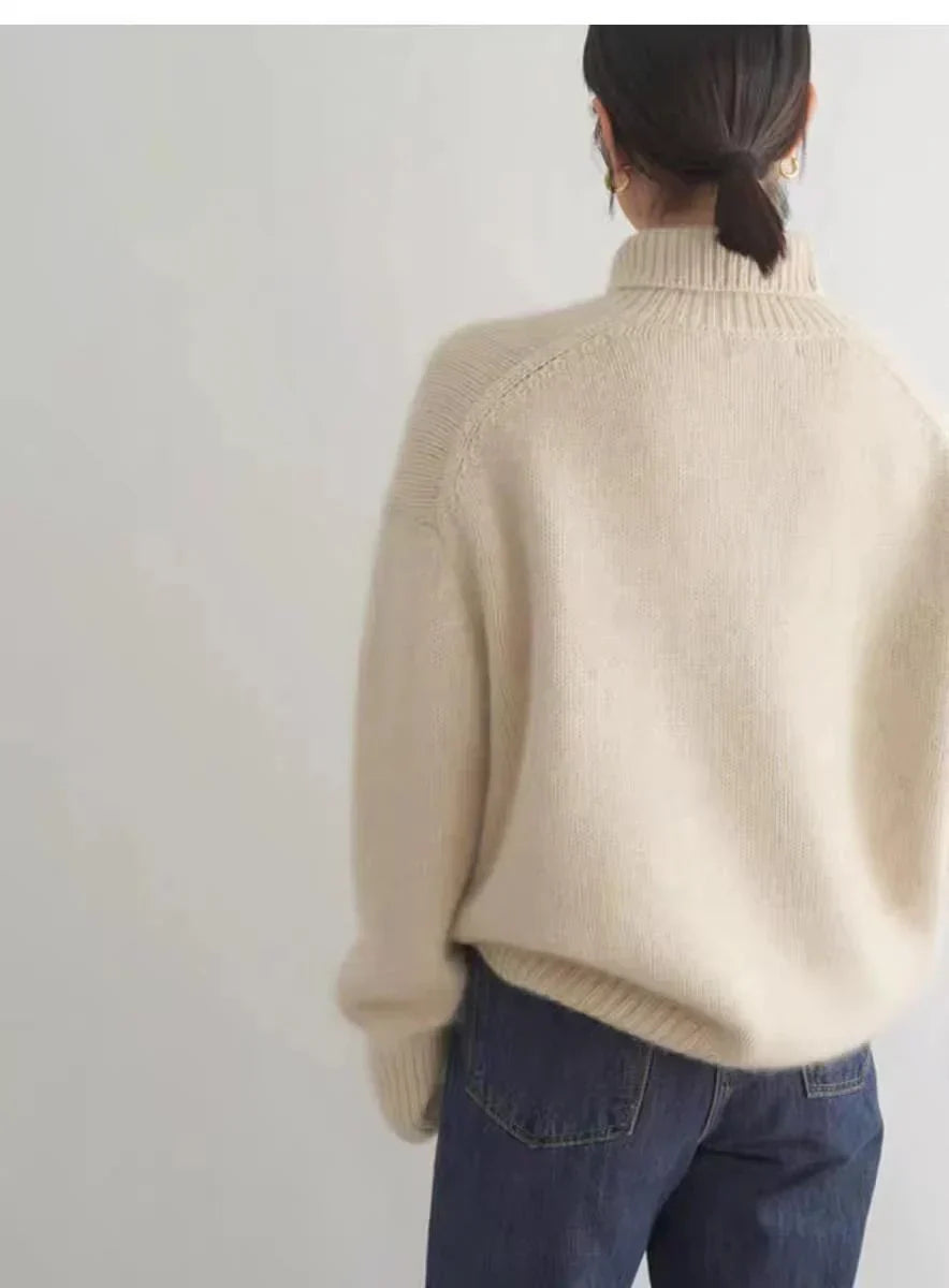 Larine | Sweter z golfem