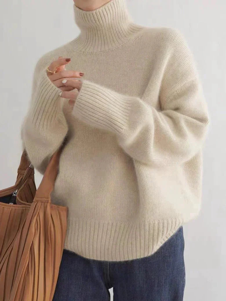 Larine | Sweter z golfem