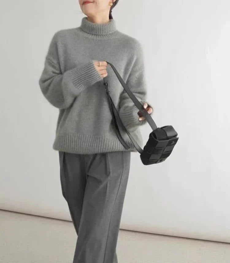 Larine | Sweter z golfem