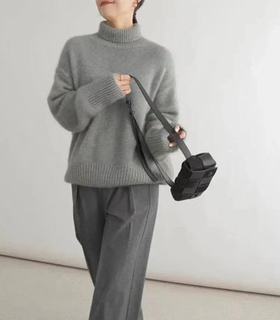 Larine | Sweter z golfem