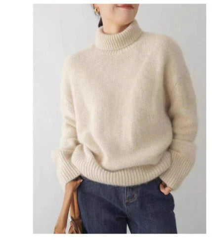 Larine | Sweter z golfem