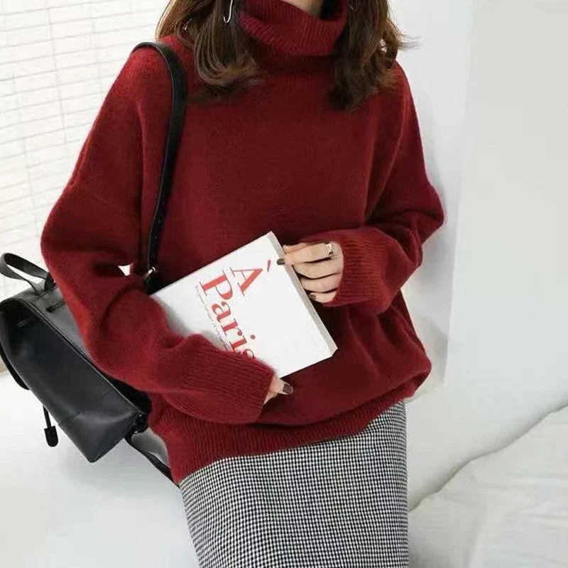 Larine | Sweter z golfem