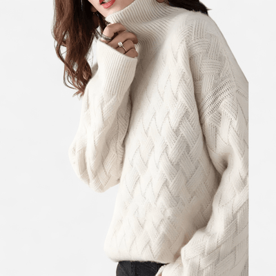 Andreina | Luksusowy sweter z golfem