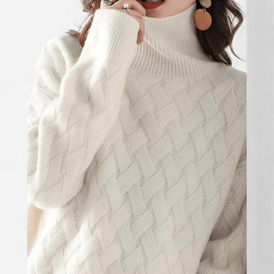 Andreina | Luksusowy sweter z golfem