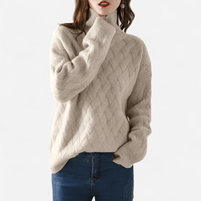 Andreina | Luksusowy sweter z golfem