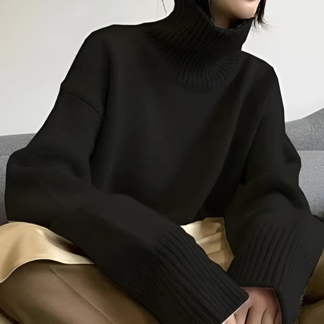 Larine | Sweter z golfem
