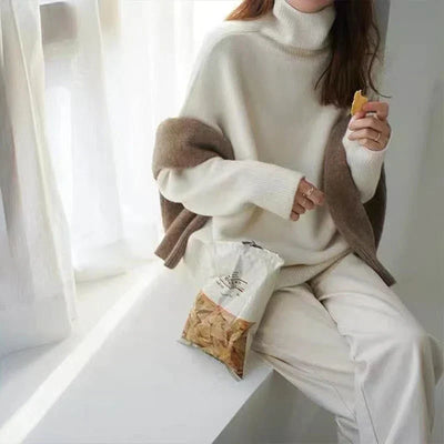 Larine | Sweter z golfem